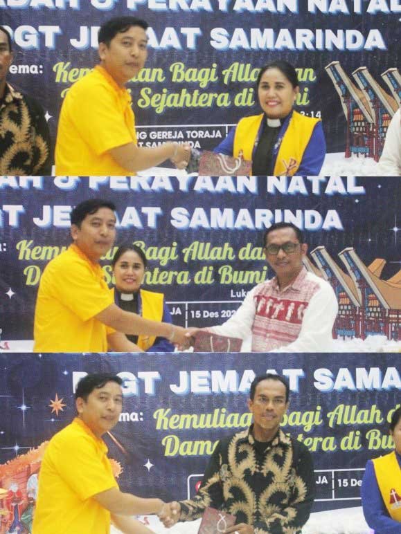 Pemberian Bingkisan untuk Pendeta dan Pekerja Gereja pada Akhir Tahun