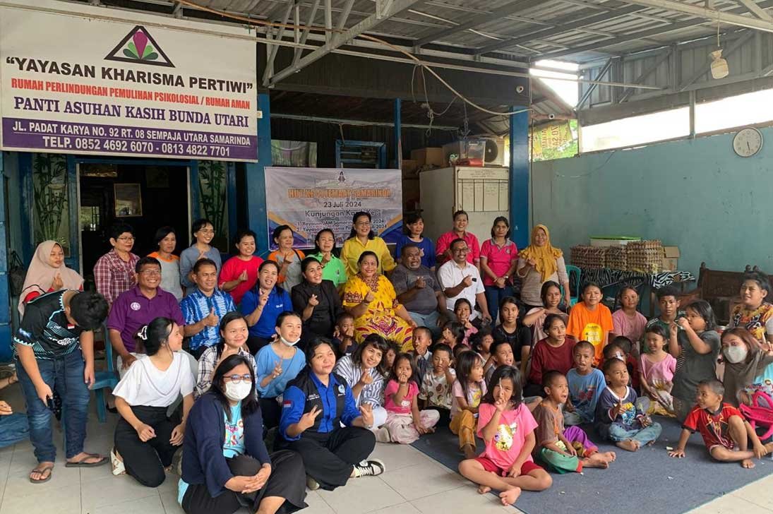 KUNJUNGAN KASIH KE PANTI ASUHAN KASIH BUNDA UTARI
