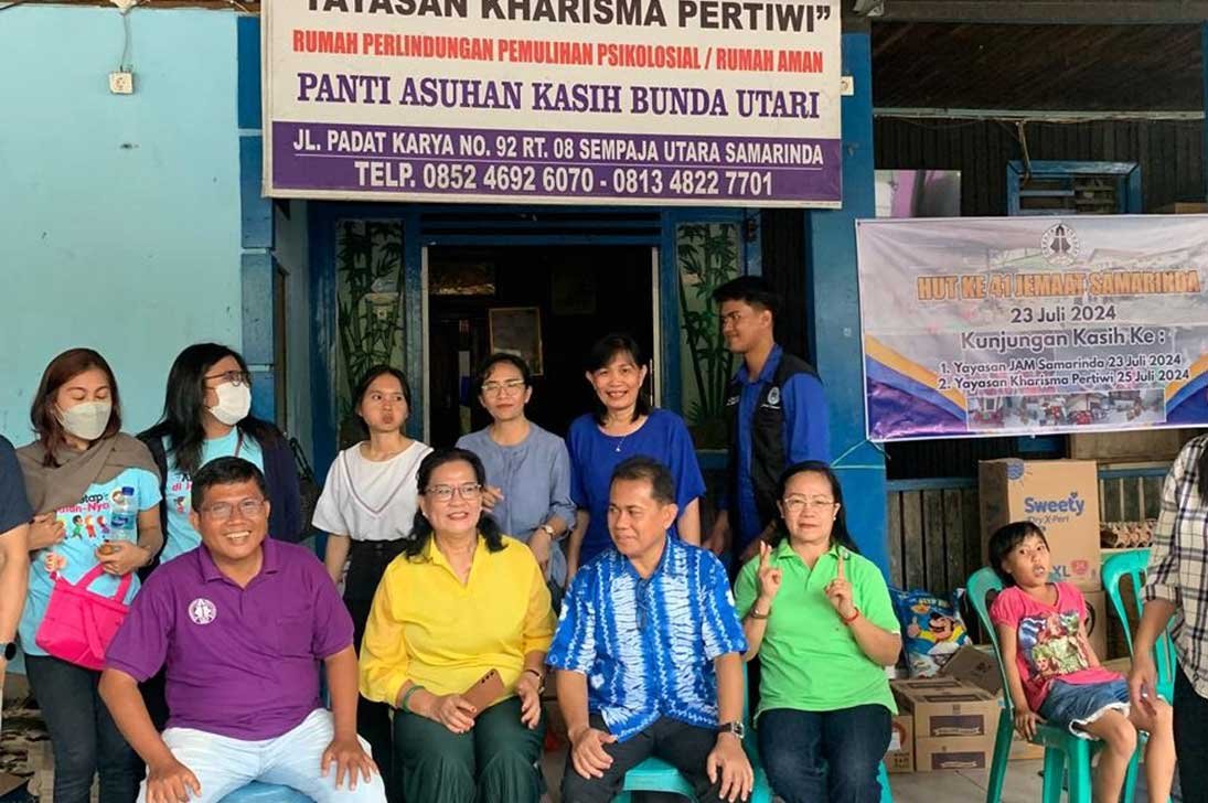 KUNJUNGAN KASIH KE PANTI ASUHAN KASIH BUNDA UTARI